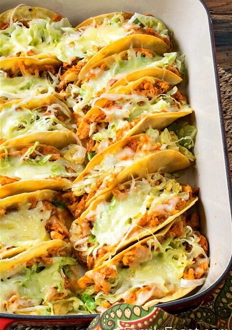 Recipe:  BBQ Ranch Chicken Tacos