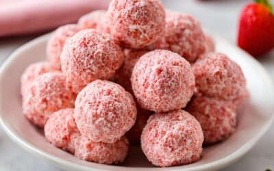 High Protein, No Bake Cheesecake Bites