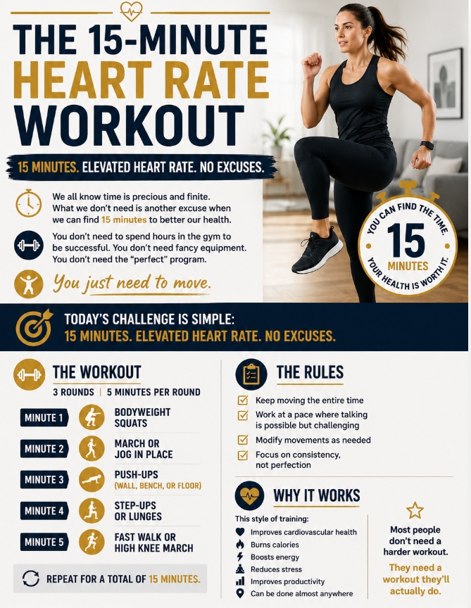 15 Minutes to a Healthier Heart